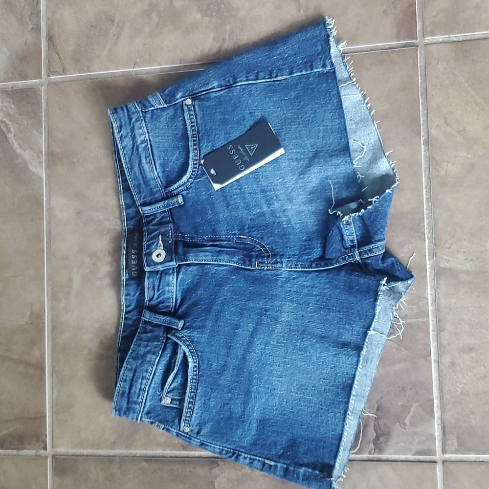 Guess high rise shorts